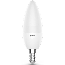 Лампа светодиодная Свеча Gauss 6W E14 RGbW+димирование LED 1/10/100
