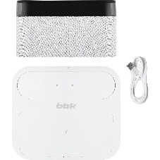Портативная колонка BBK BTA2020 белый 5W 1.0 BT 10м 1200mAh