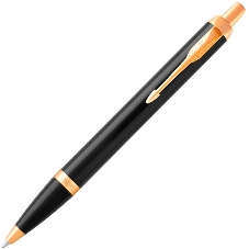 Ручка шариковая Parker IM Core K321 (CW1931666) Black GT, M, синие чернила, подарочная коробка