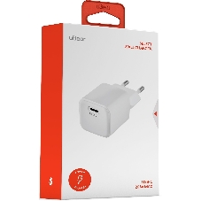 Сетевое зарядное устройство uBear WC20WH01-AD 20W 3A (PD+QC) USB-C универсальное белый