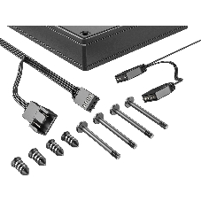 Вентилятор для корпуса ID-COOLING AS-120-ARGb-K черный 120мм 2000rpm 27.2db 4-pin