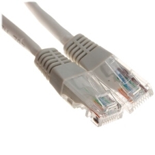 Патч-корд Rexant U/UTP, cat.5e, RJ45-RJ45, 26AWG, ZH нг(А)-HF, серый, 2м