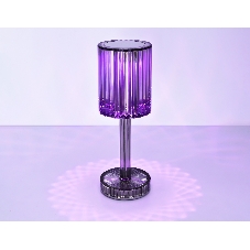 Настольная светодиодная лампа Ambrella light DE8071 GR серый LED RGB 3W (ПДУ RGB)