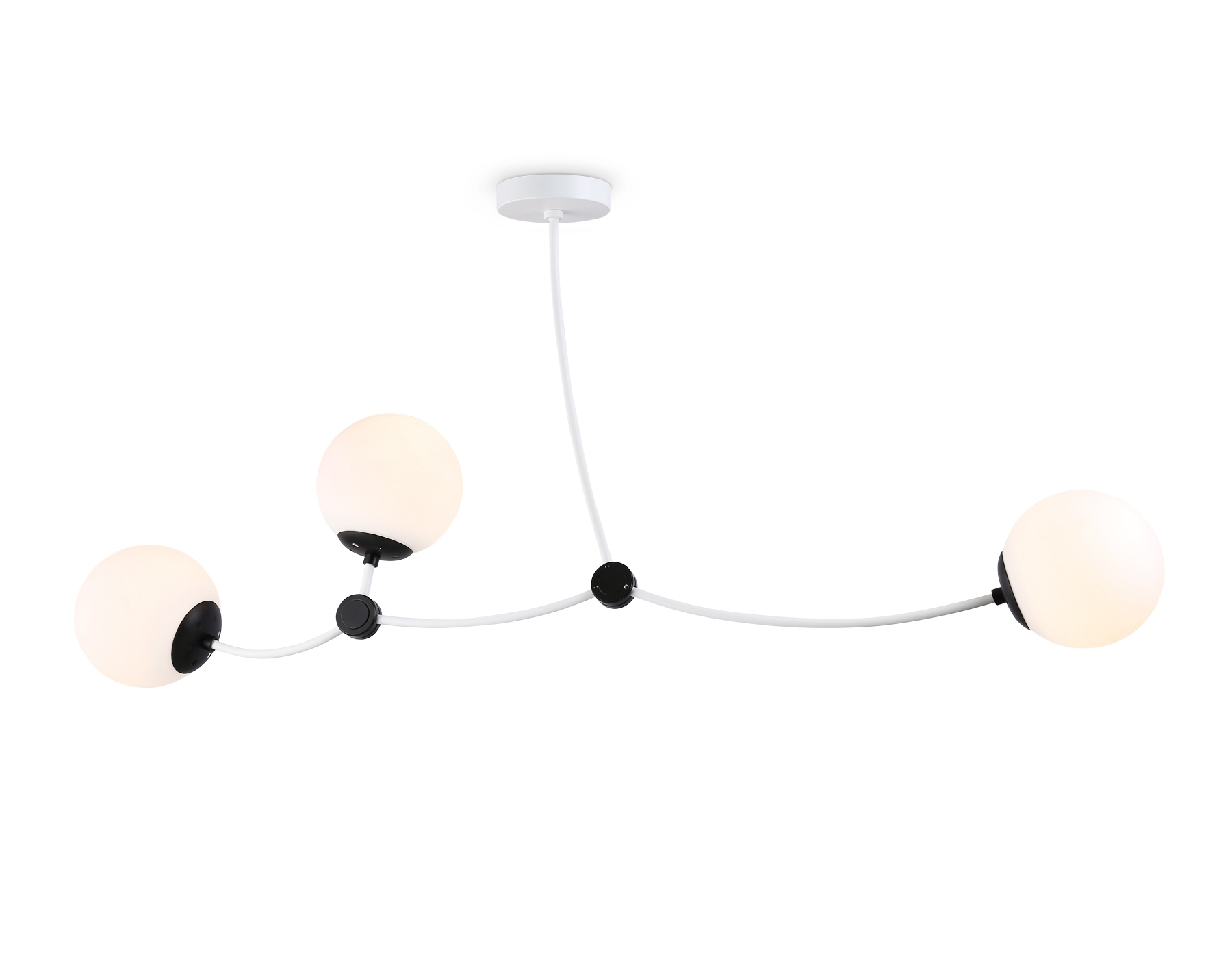Светитльник Ambrella Light TR2566/3 WH/BK белый/черный E27/3 max 60W 1130*150*540