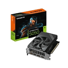 Видеокарта Gigabyte GeForce RTX 5050, NVIDIA RTX 5050, 8 ГБ GDDR6, 128 бит, PCI-e 5.0, 2xHDMI, 2xDP, 2572 МГц