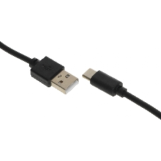 Кабель USB (m)-USB Type-C (m) 1.8м черный