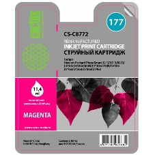 Картридж струйный Cactus CS-C8772 №177 пурпурный (11,4 мл) для HP PS 3213/3313/8253/C5183/C6183/C6283/C7183/C7283/C8183/D7163/D7263/D7363/D7463