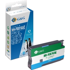 Картридж струйный G&G GG-F6U16AE (F6U16AE) голубой (26 мл) для HP OJ Pro 7740/8210/8218/8710/8715