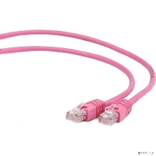 Патч-корд UTP Cablexpert cat.5e, 2м, литой, многожильный розовый