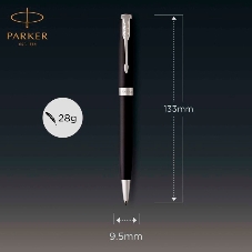 Ручка шариковая Parker Sonnet Core K529 (CW1931524) Matte Black CT M, черные чернила, подарочная коробка