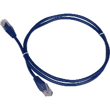 Патч-корд Lanmaster TWT-45-45-0.15-BL RJ-45 вил.-вилка RJ-45 кат.5E 0.15м синий ПВХ (уп.:1шт)