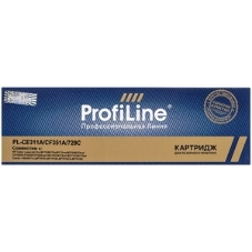 Картридж лазерный ProfiLine PL-CE311A/CF351A/729 для принтеров HP CLJ CP1025/CP1025NW/MFP M175a/M175nw/M275/M176n/M177fw/Canon LBP 7010/7010C/LBP7018C Cyan 1000 копий