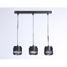Светильник Ambrella light TN71175/3 BK черный GX53/3 400*100*1080