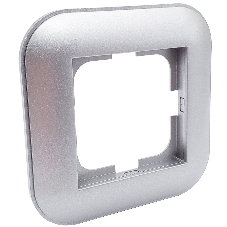 Ovivo Рамка 1-местн. ЛОФТ (LOFT), серебро, 404-100010-096