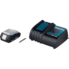 Дрель-шуруповерт Makita DDF453SYE, 18 В, 1,5 Ач, 42 Нм, щеточный