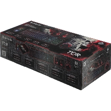 Комплект клавиатура+мышь Defender Tor MHP-127 проводной, USB, 3200 DPI, чёрный