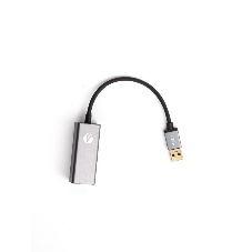 Кабель-переходник USB 3.0 (Am) --> LAN RJ-45 Ethernet 1000 Mbps, Aluminum Shell, VCOM DU312M