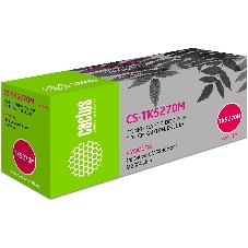 Картридж лазерный Cactus CS-TK5270M пурпурный (6000 стр.) для Kyocera ECOSYS P6230cdn, M6230cidn, M6630cidn
