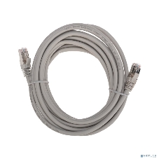 Патч-корд S/FTP Rexant cat.6a (10G), RJ45-RJ45, неэкранированный, 28AWG, LSZH, серый, 5 м
