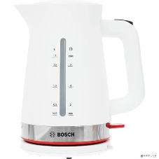 Чайник электрический Bosch TWK4M221 1.7 л, белый корпус: пластик