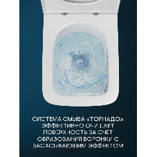 Комплект BAU 6 в 1: инсталляция BAU PRO, унитаз подвесной безободковый вихревой Bau Stil Hurricane, быстросъемное тонкое сиденье дюропласт микролифт, клавиша из стекла BAU Dream, белая