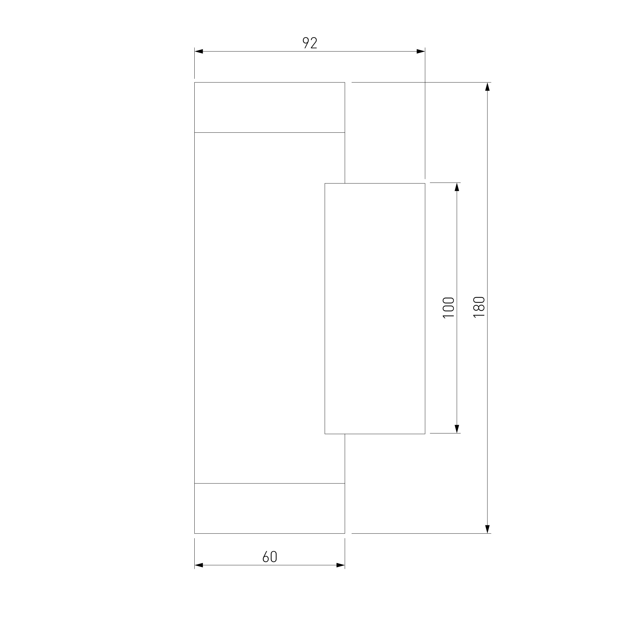 Poli MRL 1016 Светильник настенный черный