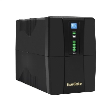 Источник бесперебойного питания ExeGate EP212516RUS Power Back BNB-800 800VA, черный, 2 евророзетки
