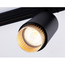 Трековый однофазный светильник Ambrella light GL5162 BK/GD черный/золото GU10 max 12W D60*190