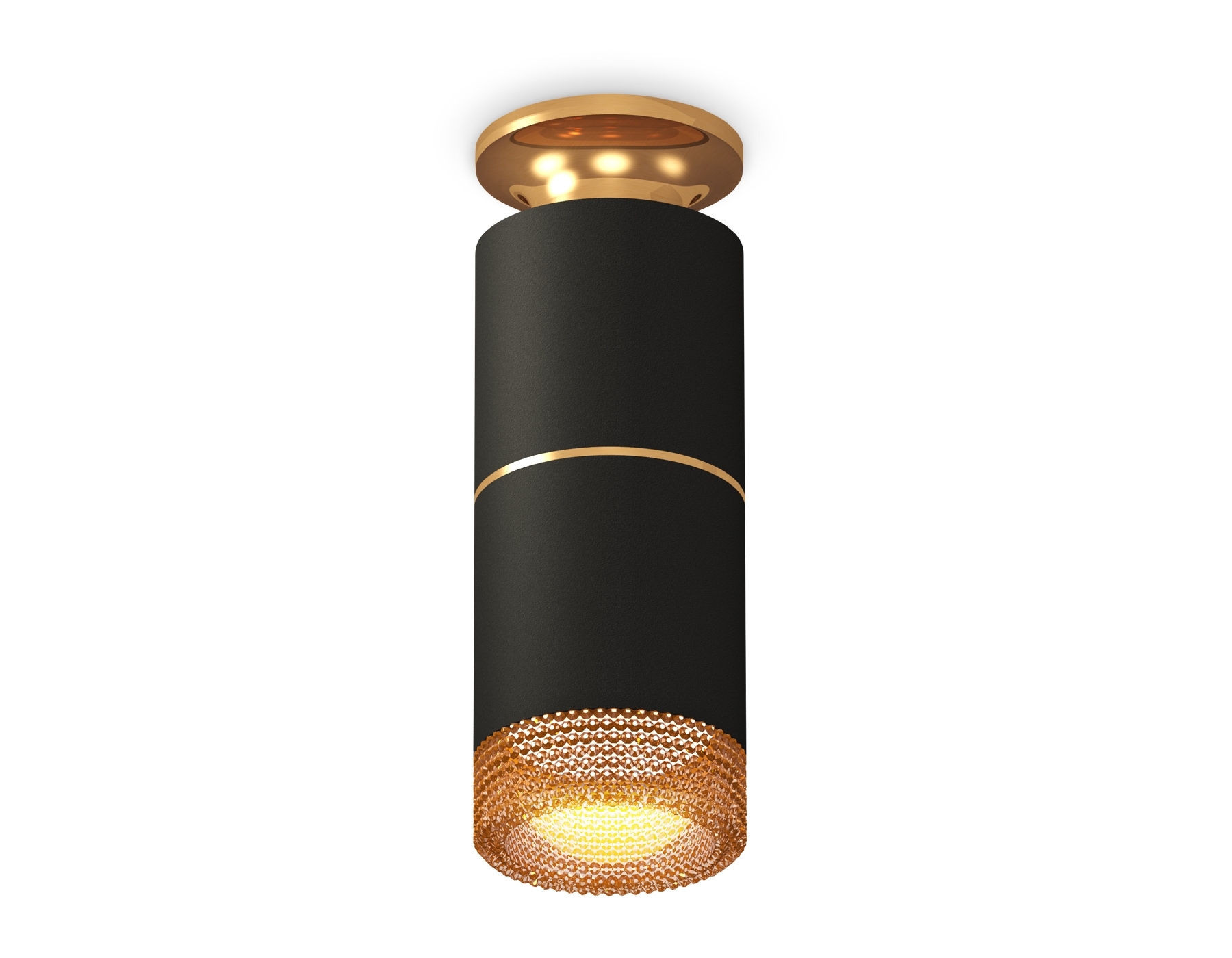 Светильник Ambrella Light XS6302241 SBK/PYG/CF черный песок/золото желтое полированное/кофе MR16 GU5.3