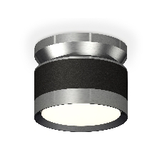 Светильник Ambrella Light XS8102070 SBK/PPH черный песок/графит полированный GX53 (N8919, C8102, N8133)