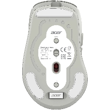 Мышь Acer OMR503 светло-серый оптическая 3200dpi silent беспров. BT/Radio USB 4but (ZL.MCE11.01C)
