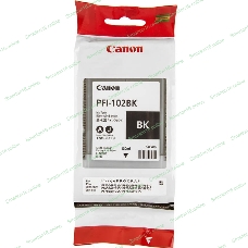 Картридж струйный Canon PFI-102Bk (0895B001) черный (130 мл.) для Canon iPF605, iPF610, iPF650, iPF655, iPF710, iPF750, iPF755, LP17, iPF510