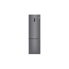Холодильник LG GA-B509CLSL графитовый двухкамерный 277/107л морозилка снизу, No Frost