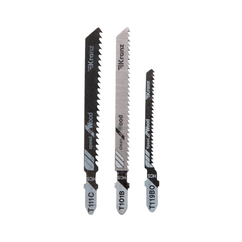 Набор полотен для электролобзика Kranz № 1 T101B/T111C/T119BO (3 шт./уп.)