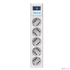 Сетевой фильтр ZIS PILOT Surge protector Pilot SG5 5 outlets (GP), 10A/2.2kVt, automatic circuit-breaker, 5 m