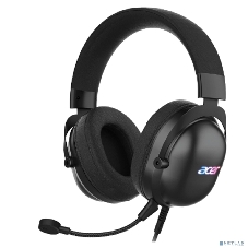 Гарнитура Acer AHW122 чёрный, проводная, USB, подсветка