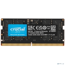 Оперативная память Crucial DDR5, 16GB (1x16 GB), 5600 MHz, CL46, SO-DIMM
