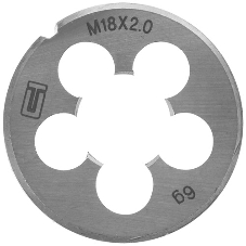 Плашка Сибртех М18x2,5 мм
