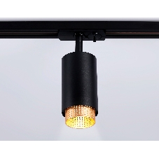 Трековый однофазный светильник Ambrella light GL5162 BK/GD черный/золото GU10 max 12W D60*190