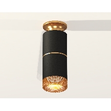 Светильник Ambrella Light XS6302241 SBK/PYG/CF черный песок/золото желтое полированное/кофе MR16 GU5.3