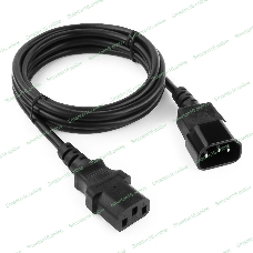 Кабель питания сист.блок-монитор Gembird 1.8м, VDE(0.75мм), черный, с зазем., пакет