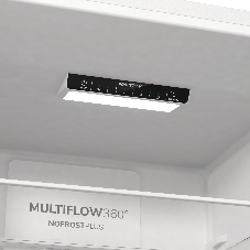 Холодильник Gorenje NRK6201EW4 белый двухкамерный 235/96 л морозилка снизу, No Frost