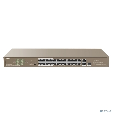 Коммутатор Tenda TEF1126P-24-250W 26-Портовыйбез управления FE c 24 портами PoE