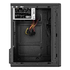 Корпус ExeGate BAA-503U2-UNS500, Mini-Tower, чёрный, 1 x 80/90 мм, БП 500 Вт