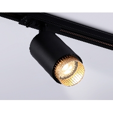 Трековый однофазный светильник Ambrella light GL5162 BK/GD черный/золото GU10 max 12W D60*190