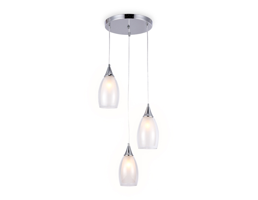 Светильник Ambrella light TR3548/3 CH/CL хром/прозрачный E14 max 40W 370*130*1000