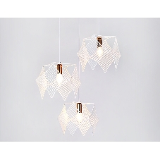 Светильник Ambrella light TR8426/3 WH/GD белый/золото E14/3 max 40W D510*1000