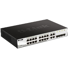 Коммутатор D-Link DGS-1210-20/F1A, 16×1 Гбит/с + 4×1 Гбит/с SFP, настраиваемый
