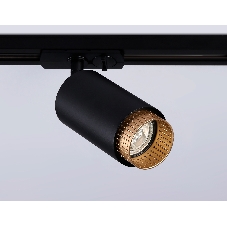 Трековый однофазный светильник Ambrella light GL5162 BK/GD черный/золото GU10 max 12W D60*190