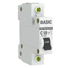 Выключатель автоматический EKF mcb4729-1-10C 1P 10А (C) 4,5кА ВА 47-29 EKF Basic